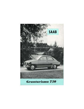 1961 SAAB 96 GRANTURISMO 750 BROCHURE ZWEEDS