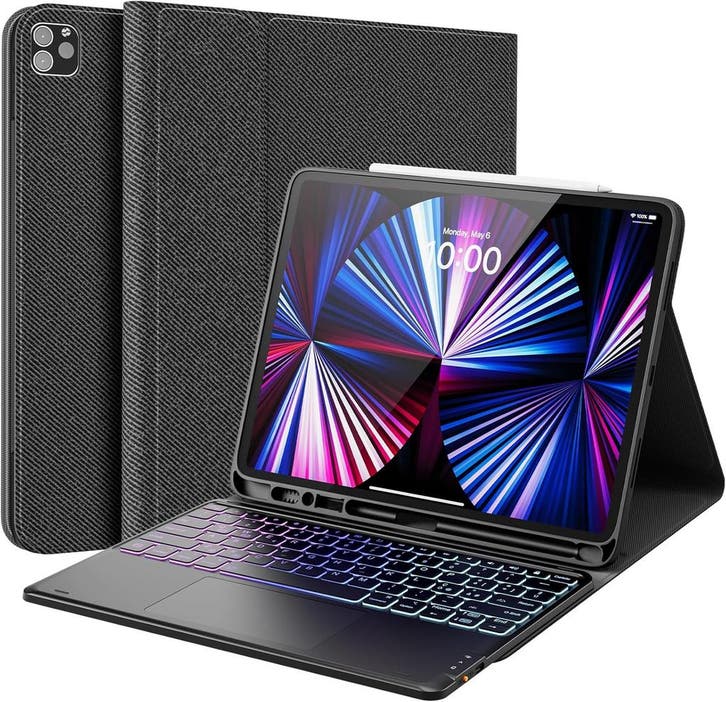 iPad Pro 12.9 Hoes + Trackpad | 34% korting | Retour deal, Computers en Software, Overige Computers en Software, Zo goed als nieuw