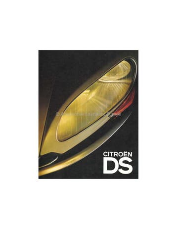 1970 CITROEN DS PROGRAMMA BROCHURE NEDERLANDS, Nieuw