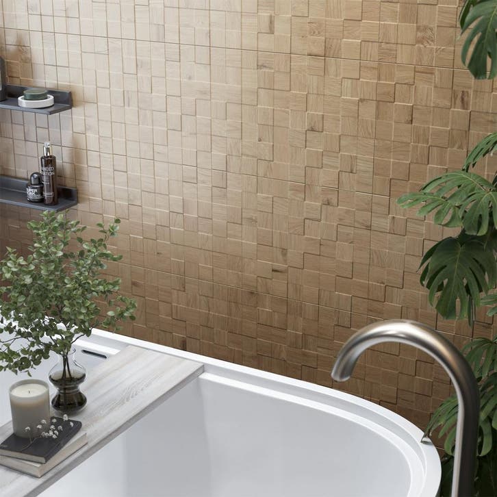 Wandtegel Eiken 30x90cm (Muurtegels, Muur- en plafondtegels), Doe-het-zelf en Bouw, Tegels, 20 tot 40 cm, 60 cm of meer, 10 m² of meer