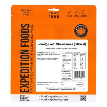 Pap Met Aardbeien - Expedition Foods, Verzenden