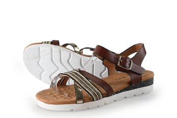 Choizz Sandalen in maat 38 Bruin, Bruin, Verzenden, Choizz, Sandalen of Muiltjes