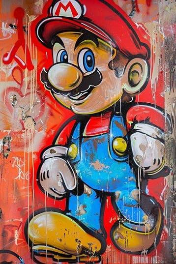 Dine Chanima (XX-XXI) - Bright Gaming Street Art