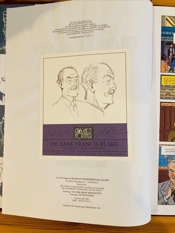 Blake & Mortimer - De zaak Francis Blake - Luxe linnen HC -