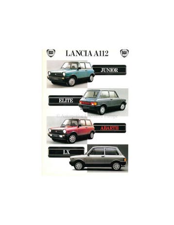 1985 LANCIA A112 BROCHURE NEDERLANDS, Ophalen of Verzenden