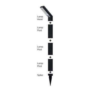 HLW LED KEOPS 3CCT Solar Lichtpaal | 3000K / 4000K / 6500K |, Verzenden, Nieuw