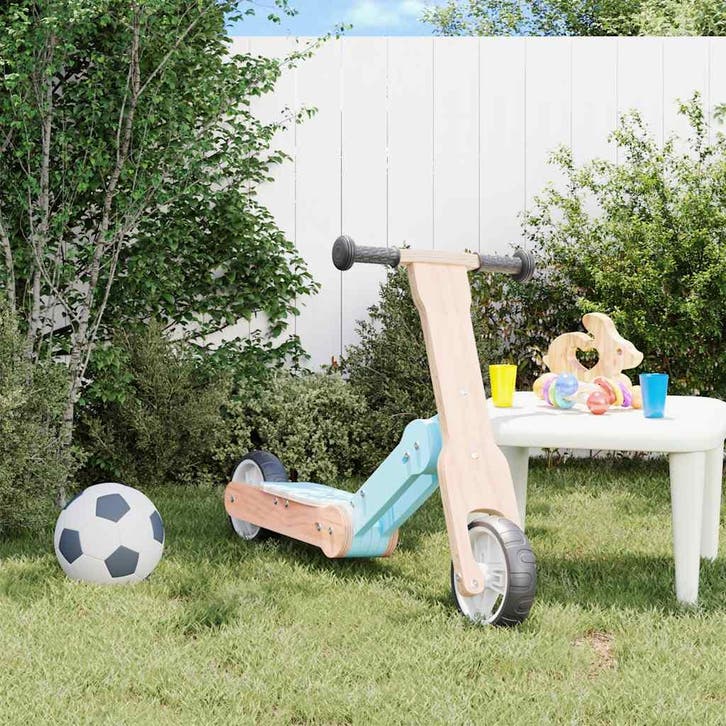 vidaXL Kinderstep 2-in-1 lichtblauw, Kinderen en Baby's, Speelgoed | Buiten | Los speelgoed, Nieuw, Verzenden