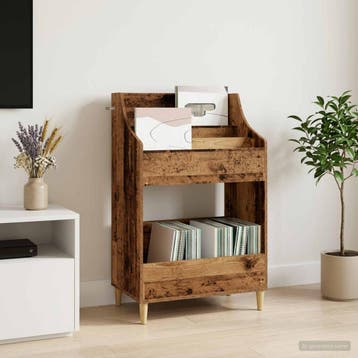 vidaXL Media Planken Oud hout 70,5 x 46 x 112 cm Bewerkt, Huis en Inrichting, Verzenden, Nieuw