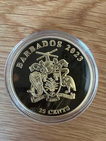 Barbade. 25 Cent 2023 Disney Pluto- 28,28g (Sans prix de, Postzegels en Munten