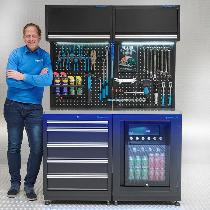 Datona Werkplaatsinrichting PREMIUM 135 cm breed met, Bricolage & Construction, Établis, Enlèvement ou Envoi