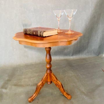 Table dappoint - Bois, incrustation en bois de rose