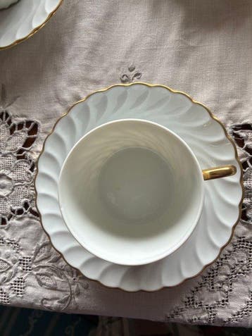 Ginori - Theeservies (27) - teiera - Porselein