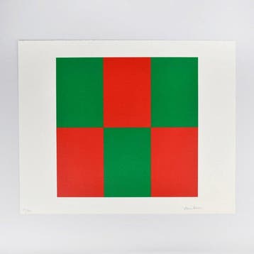 Carmen Herrera (1915-2022) - Verde y Rojo for Studio, Antiquités & Art
