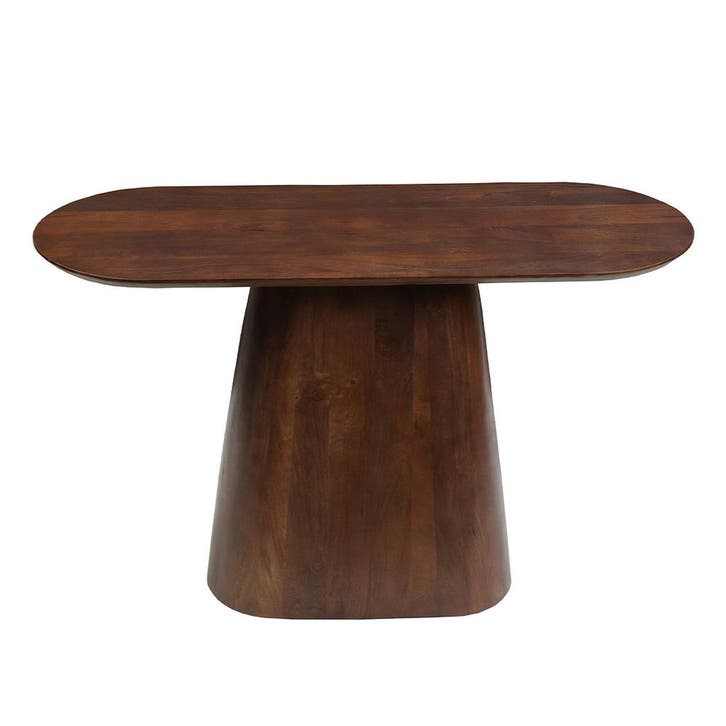 Mangohout Sidetable Mick Capsule Bruin 120 cm, Huis en Inrichting, Tafels | Sidetables, Nieuw, Overige houtsoorten, Verzenden