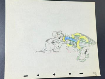 Walt Disney - Abner Countrymouse Animatietekening - The, Verzamelen, Nieuw