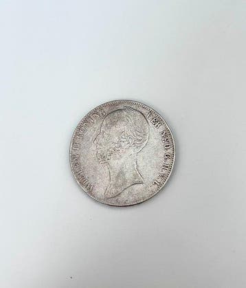 Nederland. Willem II. 2 1/2 Gulden 1845 (Zonder