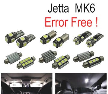 Kit 16 Ampoules Led Intérieur Pour Volkswagen Vw Jetta 6 Mk6, Verzenden