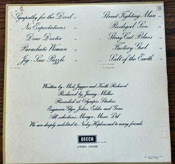 Rolling Stones - Beggars Banquet - Disque vinyle - Premier, Cd's en Dvd's, Vinyl Singles, Nieuw in verpakking