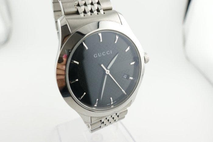 Gucci - G-Timeless - Sans prix de réserve - 126.4 - Homme -, Handtassen en Accessoires, Horloges | Heren