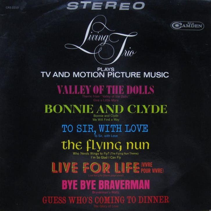 Living Trio – TV And Motion Picture Music LP, CD & DVD, Vinyles | Musiques de film & Bandes son, Envoi