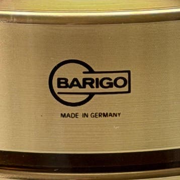 Barigo - Barometer - Brass house with bell jar - 3-delig