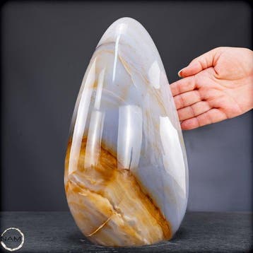 Agaat vrijvorm – elegante natuurkunst met zachte