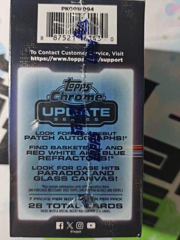 2025/26 Topps Chrome Victor Wembanyama, Cooper Flagg - 1
