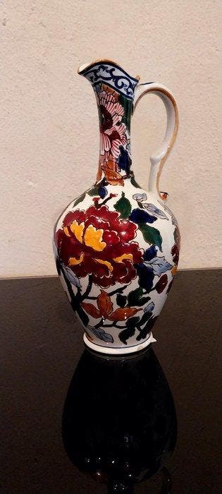 Gien France - Vaas - Pioen - Aardewerk - 26 cm