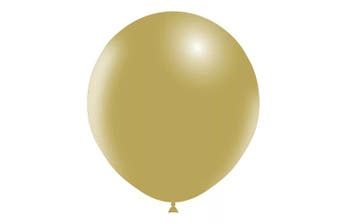 Mosterdgele Ballonnen 45cm 25st, Verzenden