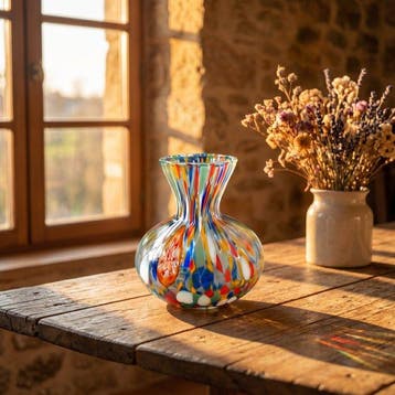 Mazzega - Vase à fleur unique - Verre de Murano - Trésors de