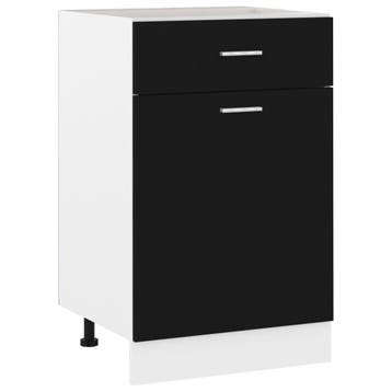 Lyon Onderkast | Retour deal | Ruim 50% voordeliger, Huis en Inrichting, Keuken | Keukenelementen, Verzenden, Zwart, 50 tot 100 cm
