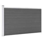 vidaXL Schutting 175x105 cm HKC grijs, Verzenden