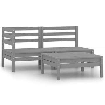 houten tuinset: Tweede kansje, OP = OP! (loungeset), 4 zitplaatsen, Gebruikt, Verzenden, Bijzettafel