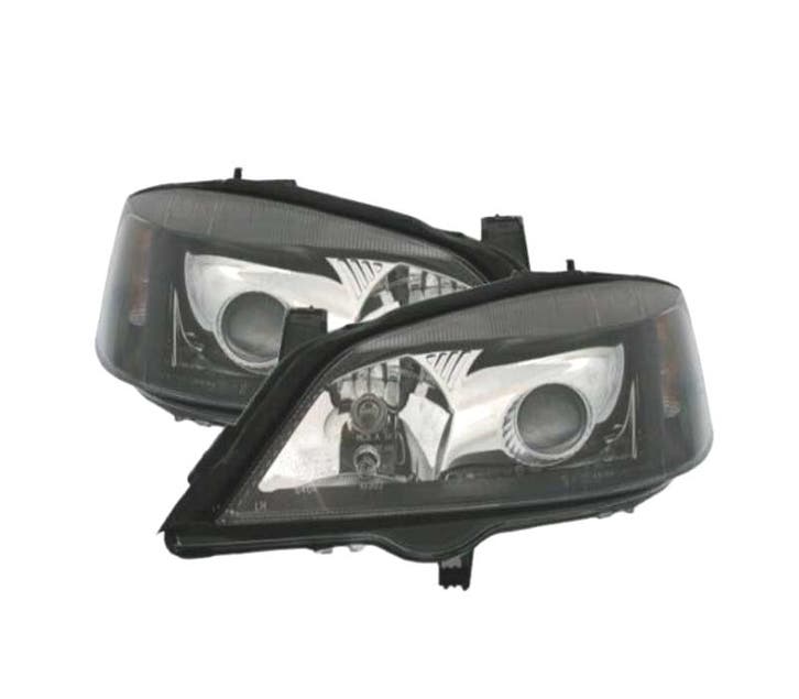 Phares Pour Opel Astra G 97-04 Loupe Fond Noir, Auto-onderdelen, Verlichting, Verzenden