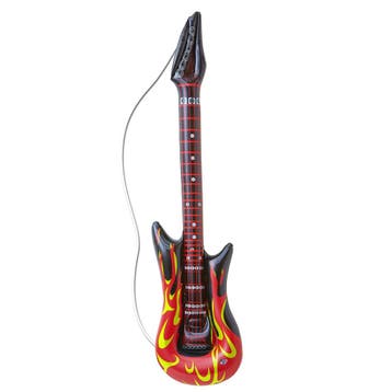 Rocker Opblaas Gitaar 1,05m, Verzenden