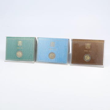Vaticaan. 2 Euro 2010/2012 (3 stuks) (Zonder minimumprijs)