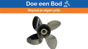 Bieden: Michigan Apollo 4-Blade Stainless Steel Propeller 1, Ophalen of Verzenden, Nieuw