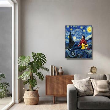 AT9 - Michael Jackson x Pikachu - Starry Night, Nieuw