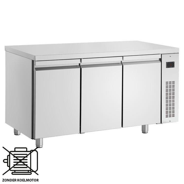 Koelwerkbank | 350L | 3 Deuren | 0°C/+10°C  | Voor Externe, Zakelijke goederen, Horeca | Keukenapparatuur, Nieuw in verpakking