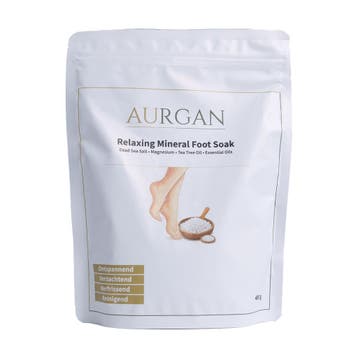 Aurgan Foot Soak 480g – Voetenbadzout met Tea Tree, Rozemari, Ophalen of Verzenden