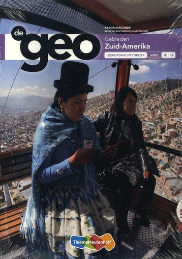 De Geo LRN-line online + boek 6 vwo Zuid-Amerika, Verzenden, Zo goed als nieuw
