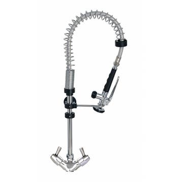 Gastro-Inox monobloc voorspoeldouche met draaihendels |, Verzenden, Nieuw in verpakking