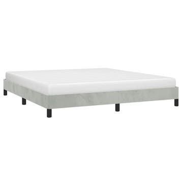 vidaXL Bedframe zonder matras lichtgrijs California King, Verzenden, Nieuw