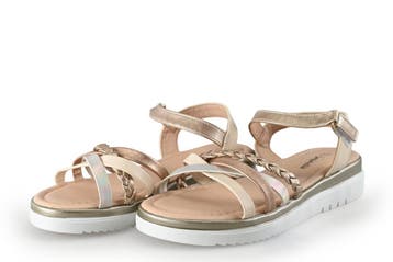 Barbarella Sandalen in maat 35 Goud, Kleding | Dames, Overige kleuren, Verzenden, Sandalen of Muiltjes, Zo goed als nieuw