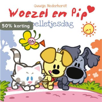 Spelletjesdag / Woezel & Pip 9789079738601 Guusje Nederhorst, Verzenden, Gelezen, Guusje Nederhorst