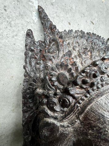 Bali, Indonésie, déesse Dewi Sri en bronze, milieu du siècle