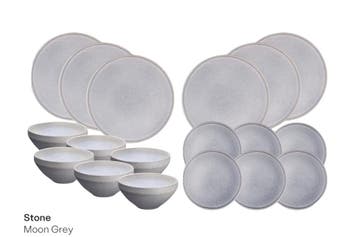 2dekans | Bjorn Servies - The Essentials Service STONE - 18, Ophalen of Verzenden, Nieuw