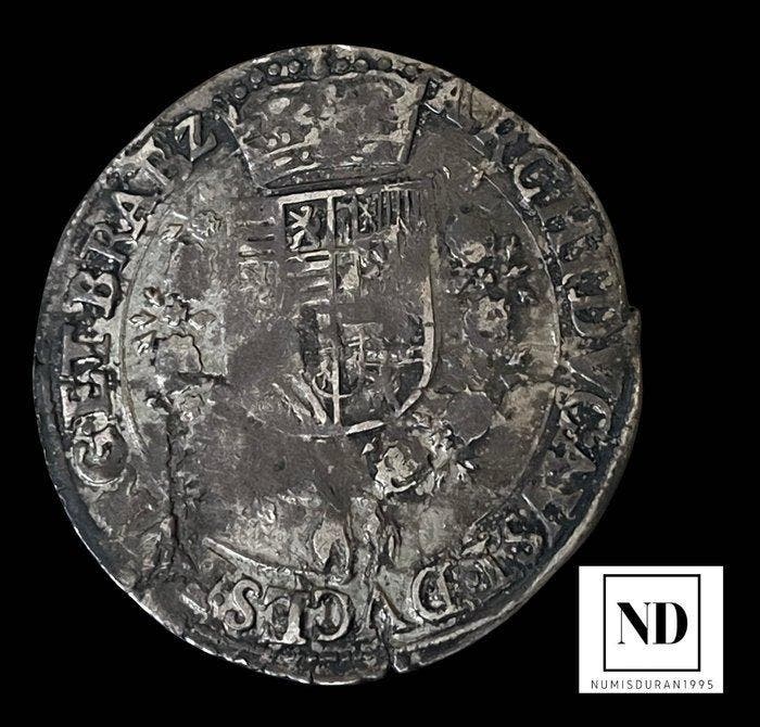 Spaanse Nederlanden. Alberto e Isabel. 1/4 Patagón 1613/1620, Postzegels en Munten, Munten | Europa | Niet-Euromunten