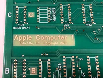 Apple - Apple-1 Replica Motherboard – Museum-Quality 1:1