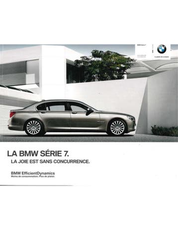 2011 BMW 7 SERIE BROCHURE FRANS, Nieuw